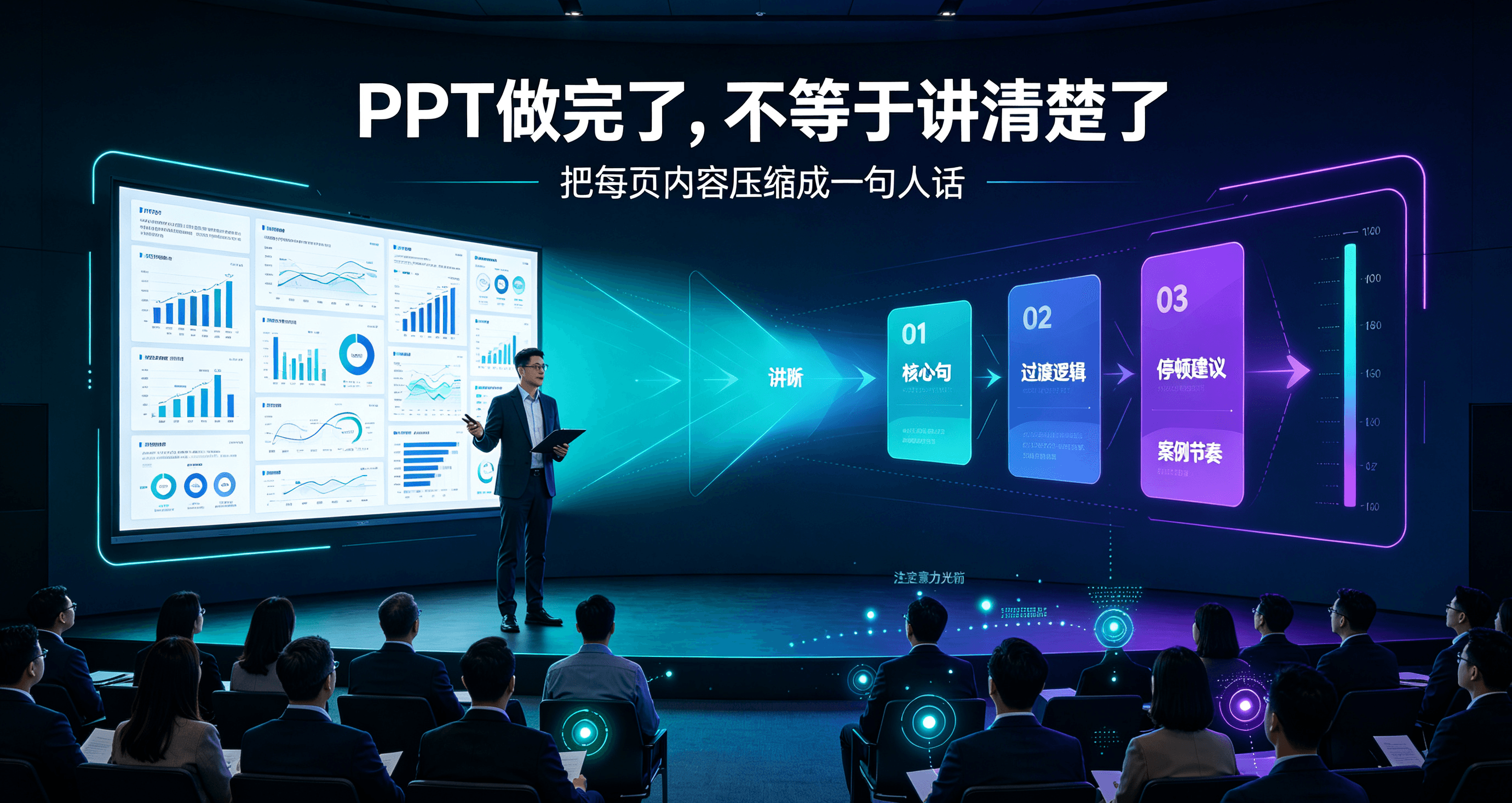 PPT汇报没人听？问题不在设计，在讲述