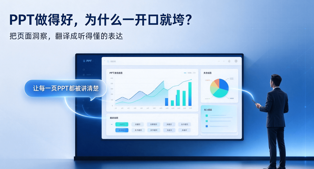 PPT做得好，为什么一开口就垮？