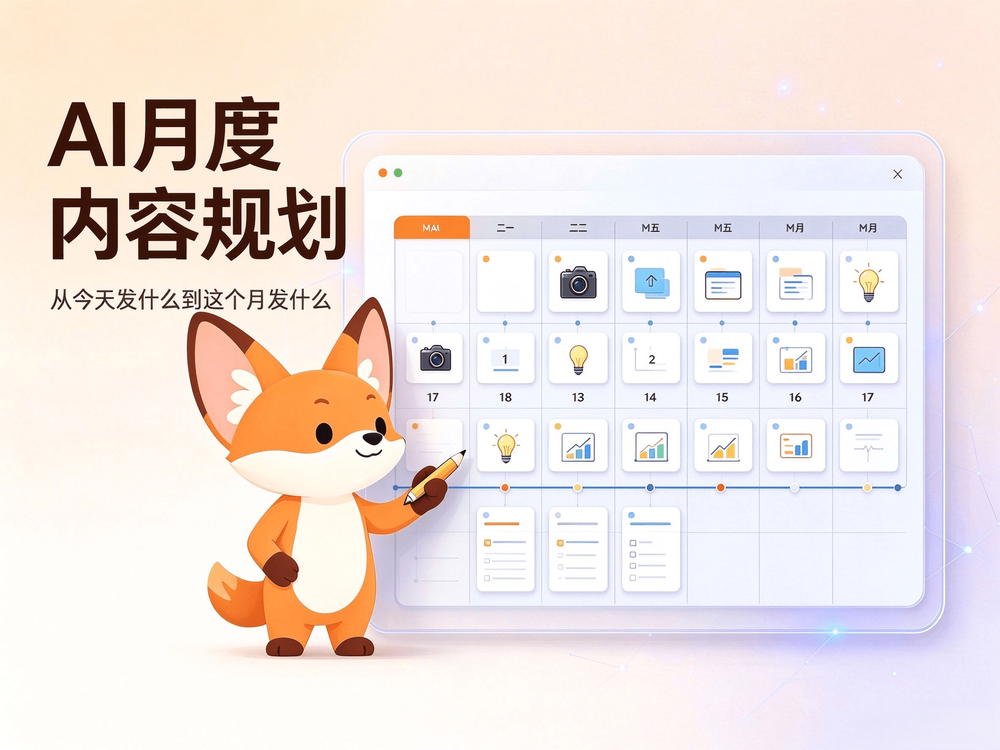 用FoxBuddy做账号内容规划的正确姿势