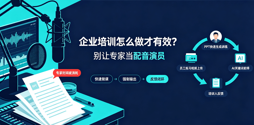 企业培训怎么做才有效?PPTalk:别让专家当配音演员