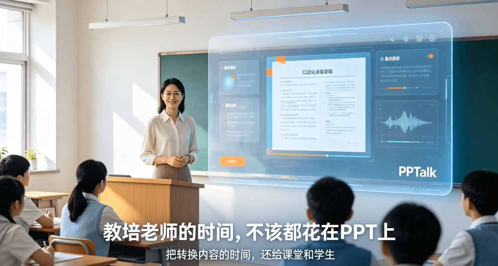教培老师的时间,不该都花在PPT上