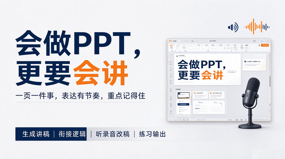职场PPT汇报,怎么讲比怎么做更关键