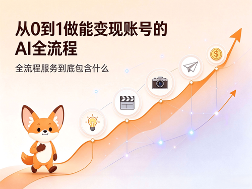 从0到1做一个能变现的账号：FoxBuddy全流程服务到底包含什么